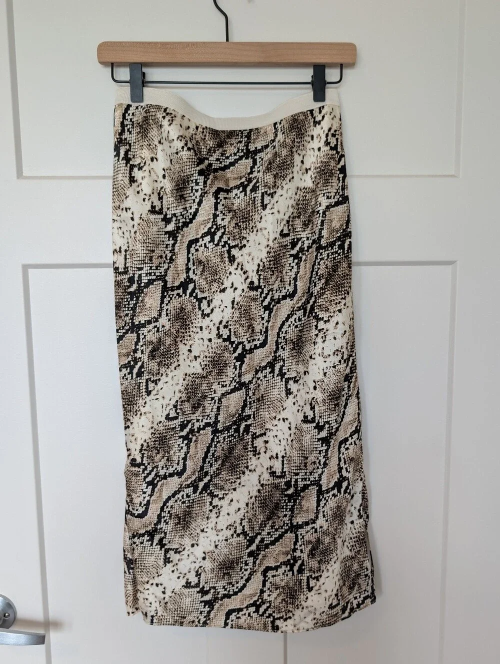 Cami NYC Silk Snake Skirt